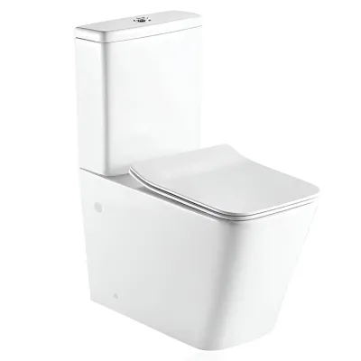 Унитаз-компакт напольный Koller Pool Kvadro с сиденьем Soft-close без бачка (KR-0675-RC-C)